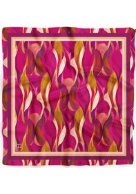 Resim Bordo Rüzgarı Desen Bandana/fular Çok Renkli 