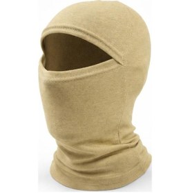 Resim Single Sword Army Termal Kar Maskesi Erkek&kadın Balaklava Bej 