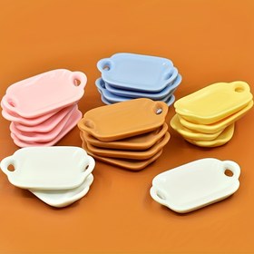 Resim 10 adet DIY Mini Reçine Ekmek Tepsisi Model Süsleri, Küçük Heykel Süsleri, Mükemmel Takı Aksesuarları, Aile ve Arkadaşlar İçin Uygun Hediyeler, DIY El Sanatları, Dekoratif Süsler, Tatil Süslemeleri, Mükemmel Hediyeler, Doğum Günü Hediyeleri, Küçük Heykel Süsleri 