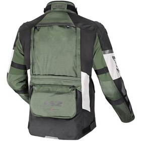 Resim Ls2 X-master Siyah-yeşil-gri 4 Mevsim Motosiklet Montu 