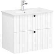 Resim Vitra Root Groove 80 Cm Beyaz Çekmeceli Banyo Dolabı Alt Modül La 