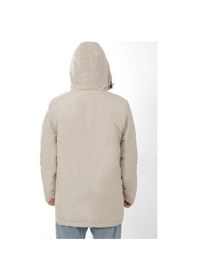 Resim Spor Erkek Polarlı Kürklü Su Ve Rüzgar Geçirmez Kapüşonlu Kışlık Mont & Kaban & Parka-211 Taş 