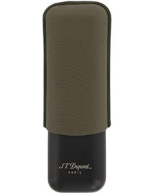 Resim S.t. Dupont Haki İkili Puro Kılıfı 183249 
