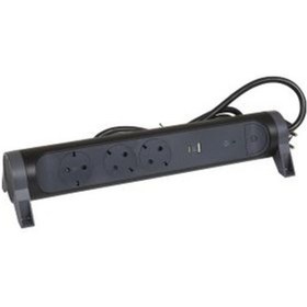 Resim LEGRAND GRUP PRİZ 3X2P+T 3 SOKETLİ USB 1.5M 