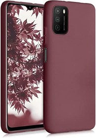 Resim Kilifplus Xiaomi Poco M3 Kılıf İnce Mat Esnek Silikon - Mürdüm 