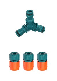 Resim 3lü Jaklı Hortum Bağlantı Kiti 1/2" Yarım Parmak 