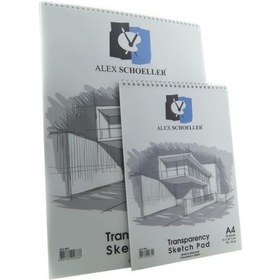 Resim Alex Schoeller Eskiz Blok A4 50-55 Gr Spiralli 30 Lu Alx-864 