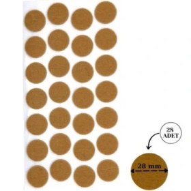 Resim Leon Yapışkanlı Keçe Yuvarlak 28 mm 