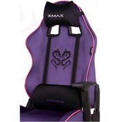 Resim Rio Balerion Terletmez Kadife Kumaş Mor Gaming Oyuncu Koltuğu -5 Mor 