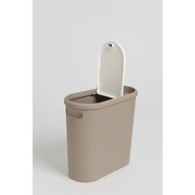 Resim Hesaplı Kasa 10 Litre Modern Tasarım Çöp Kovası – Banyo, Ofis, Mutfak İçin Hijyenik & Pratik Atık Kutusu 