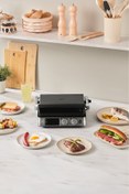Resim Karaca Compact Steel Sear And Grill Inox 2008 Izgara Ve Tost Makinesi 