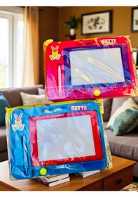Resim Aksoy Yazı Tahtası Çocuklar İçin Mavi Renk 26 Cm Uzunluk 18 Cm Ge 