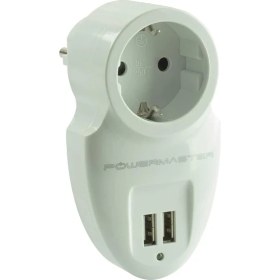 Resim 16A-3500W Çift Usbli Tekli Akim Korumali Priz (79 x 155 Mm) 