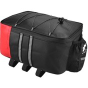 Resim Teltree Bisiklet Bagaj Çantası - Hafif, Su Geçirmez Ve Dayanıklı Arka Taşıma Çantası Kırmızı 