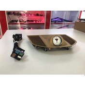 Resim Porsche Macan Uyumlu 2014-2020 Kasa Bej Saat Beyaz 