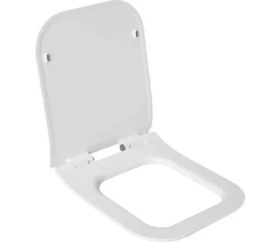 Resim Serel Rita Kanalsız Asma Klozet (RT26) + Zenith Slim Yavaş Kapanan Kapak 2'li Set 