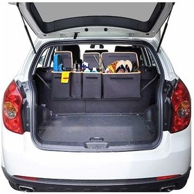 Resim Araba Oto Araç İçi Bagaj Düzenleyici Organizer Çanta 