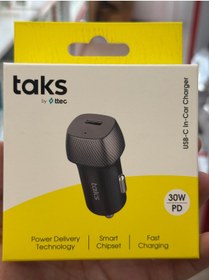 Resim Ttec Taks 5CP01S taks CP01 30W PD USB-C Araç Hızlı Şarj Aleti , Siyah 
