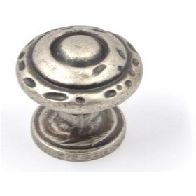 Resim Coşafak Ventus Vn.1034.00.As Metal Antik Gümüş 00Mm Düğme Kulp 