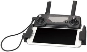 Resim DJI Mavic Pro için Mikro USB Kumanda Veri Aktarım Kablosu 29cm Örgülü Siyah 