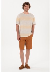 Resim U.s. Polo Assn. Erkek Hardal Şort / Bermuda 50300418-vr072 Hardal 