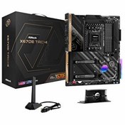 Resim Asrock X670E TAICHI AMD X670E Soket AM5 DDR5 6600 Mhz (O.C) Wi-Fi 6E M.2 E-ATX Anakart 