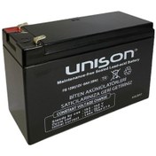 Resim 12V 9 Ah Kuru Bakımsız Akü Unison Marka 