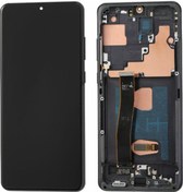 Resim Te Samsung Uyumlu S20 Ultra G988 Uyumlu Çıtalı Lcd Ekran Servis Siyah 
