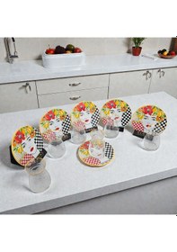 Resim Sudedi Home Bellissimo Altın Yaldızlı Çay Bardağı Seti Çok Renkli 