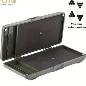 Resim YOTO Dayanıklı Su Geçirmez Balıkçılık Takım Kutusu - Güvenli Mandalı Taşınabilir Çok Bölmeli Organizatör, Sazan İpi Saklama ve Dış Mekan Ekipmanları için Sağlam Yapı ile Ergonomik Saplı (Karışık Renkler), Sağlam Fermuar Kapatmalı 