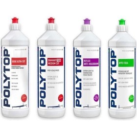Resim Polytop Oxide Ultra Kalın 7000 Ince Pasta Reflex Hare Giderici Apex Boya Koruma Seti 1 Lt 