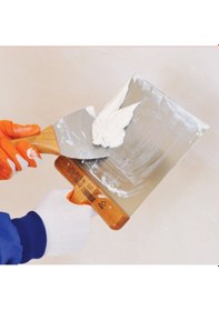 Resim Dekor Macun Küreği Ahşap Saplı Kürek 20 CM 