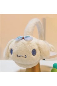 Resim So Iconic Sanrio Cinnamoroll Sevimli Beyaz Renk Peluş Kulaklık 
