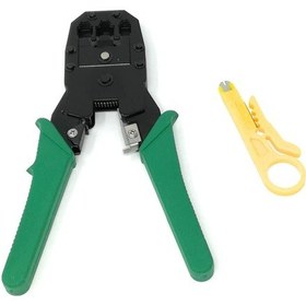 Resim Ağ Kablosu Sıyırma Rj45 Rj11 Kablo Sıkma Pensesi 