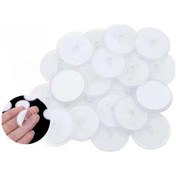 Resim 20 Adet Şeffaf Yuvarlak 3 Cm Çaplı Güçlü Disk Yapışkanlar 5250 Diğer 