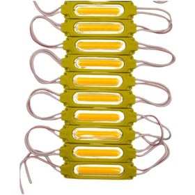 Resim 20 Adet 12 Volt 2 Watt Sarı - Amber Cob Led Modül Ip65 