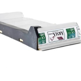 Resim Gürçam 3 Hadveli Beyaz Sandviç Panel Kapama Profili (Plastik) 