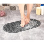 Resim AŞKIN RENGİ Massage Bath Mat Masajlı Vantuzlu Banyo & Duş Kaydırmazı Paspası 