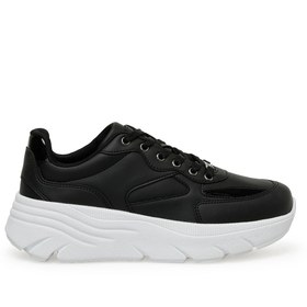 Resim Butigo 23K-060 3PR Siyah Kadın Sneaker 