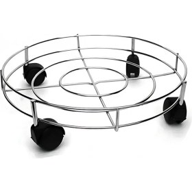 Resim Krom Metal Tüp Çek - Damacana Altlık (4887) 