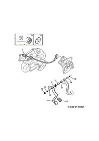 Resim Debriyaj Teli H.d 106 91-96 1.6i Peugeot 2150.q3 Peugeot, Cıtroen 2150.q3 