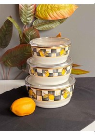 Resim Mıss Betty 9663-30 Lında 3'lu Saklama Kabı Renkli 