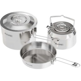 Resim Orcamp Ironchef Çelik Mutfak Seti Gri 