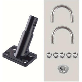 Resim Topshop1 Siyah Dayanıklı Demir Motosiklet Atv Römork Çeki Kancası Emniyet Kilidi 