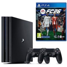 Resim **TEŞHİR** SONY PS4 PRO 1TB 4K + 2.KOL + FC 26 BUNDLE PAKET 
