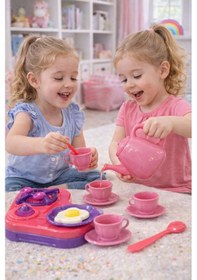 Resim Mutfak Çay Seti Oyuncak Kitchen Set 
