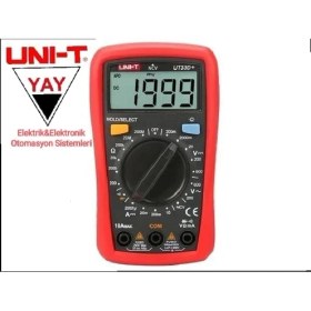 Resim Uni-T UT33D+ 600V 10A Dijital Multimetre 