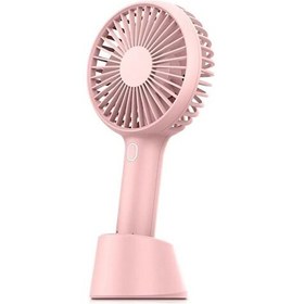 Resim H900 Taşınabilir Şarjlı USB Pembe Mini Fan 