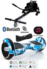 Resim Citymate Elektrikli Kaykay Scooter Hoverboard Akıllı Dengeli - Hover Kart - Çanta Full Paket Desen15 