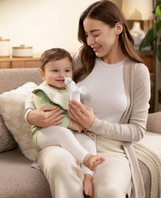 Resim BreezyClear 2-in-1 Elektrikli Bebek Burun Aspiratörü - Beyaz 